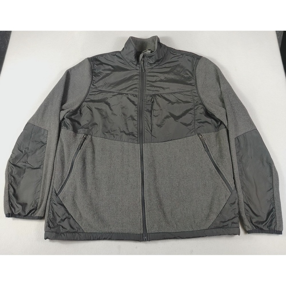 C9 Champion Jacket Mens XL Gray Fleece Lined Full Zip‎ Softshell Windbreaker